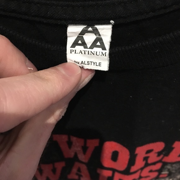 Rare vintage boxing promo TSHIRT rap tee Floyd mayweather mike Tyson Tupac - Picture 3 of 3